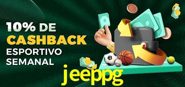 10% de bônus de cashback na jeeppg